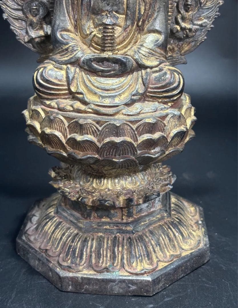 銅製　仏像 細かい彫刻　お釈迦様 釈迦如来