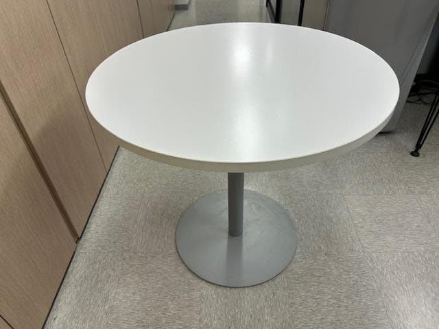 丸テーブル　ホワイト