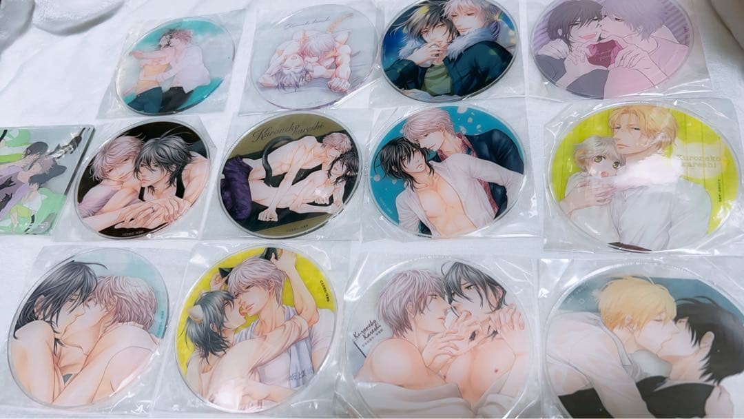 クロネコ彼氏シリーズ アクリルコースター 左京亜也 先生 まとめ売り