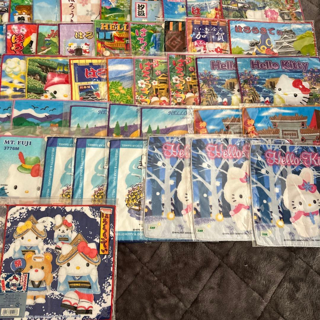 ハローキティ　ご当地タオル50枚