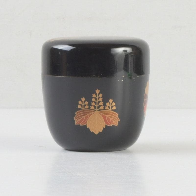 茶道具　松村建作　高台寺蒔絵　内金溜　棗　共箱　V　9287