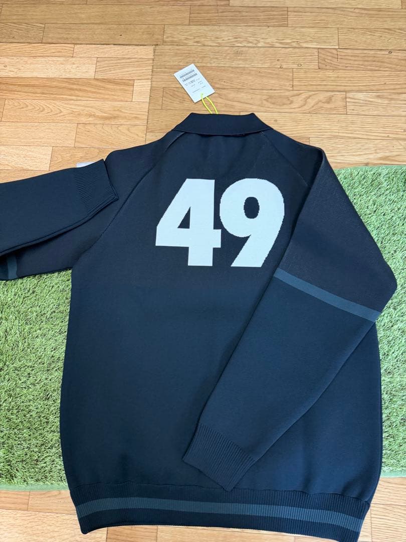 新品正規品【TFW49/L】ニットポロ　長袖カットソー高機能ポリエステルUVケア