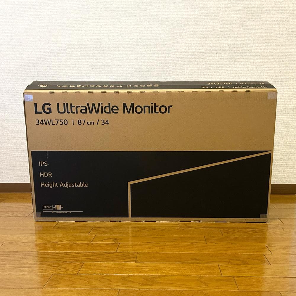 LG ウルトラワイドモニター 34WL750-B 34インチ 本体