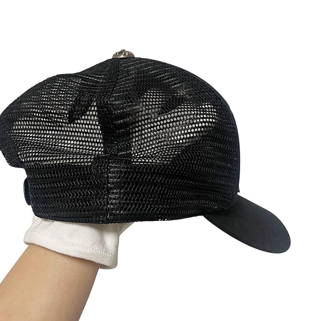 クロムハーツ メッシュ トラッカーキャップ ワンサイズ ブラック ロゴ