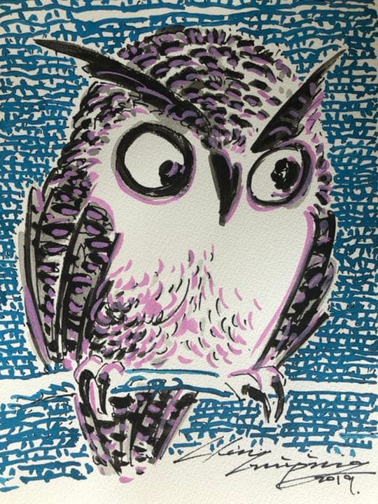 視線　CHEN GUIPING オリジナル原画+直筆サイン入り画集