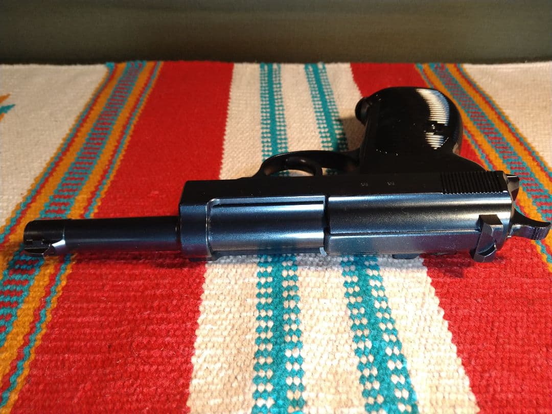 希少な美品！マルゼン　ワルサーP38　キャロム社モリブデンブルーカスタム！漏無し