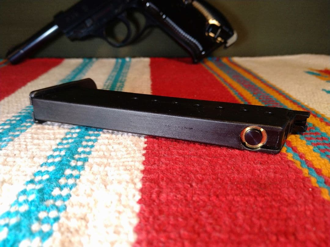 希少な美品！マルゼン　ワルサーP38　キャロム社モリブデンブルーカスタム！漏無し