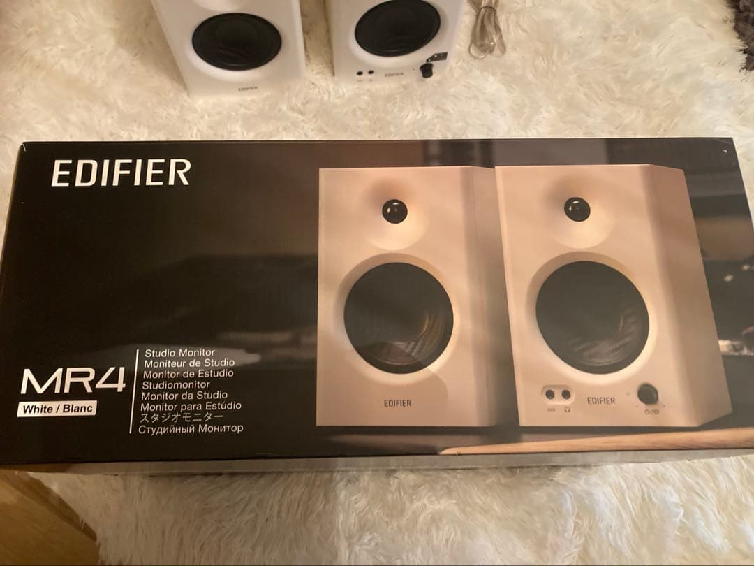 t*a様 EDIFIER MR4 スタジオモニタースピーカー ホワイト