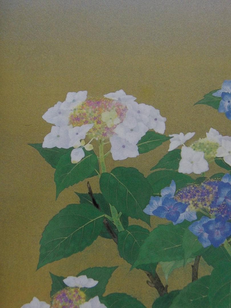 森田りえ子、【雨あがる】、希少な額装用画集より、新品額装付、状態良好