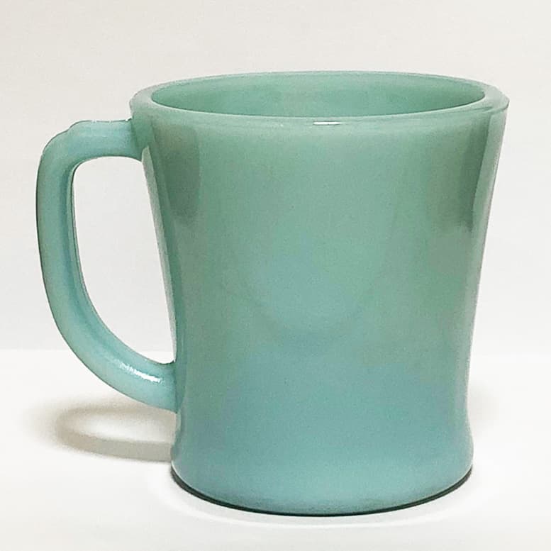 fire king D ハンドル マグ ターコイズブルー １点　＃003