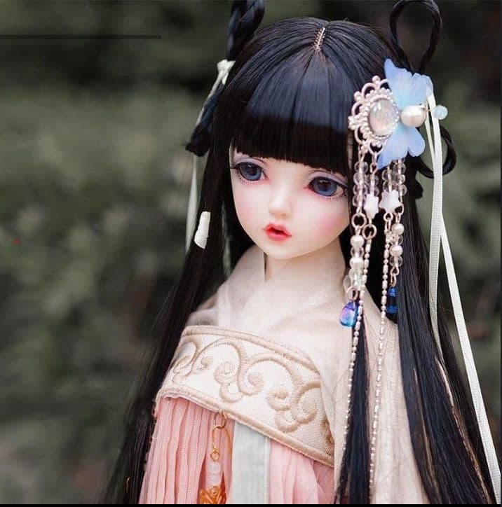 とうふ BJD 1/4 人形 ドール　用ウィッグ