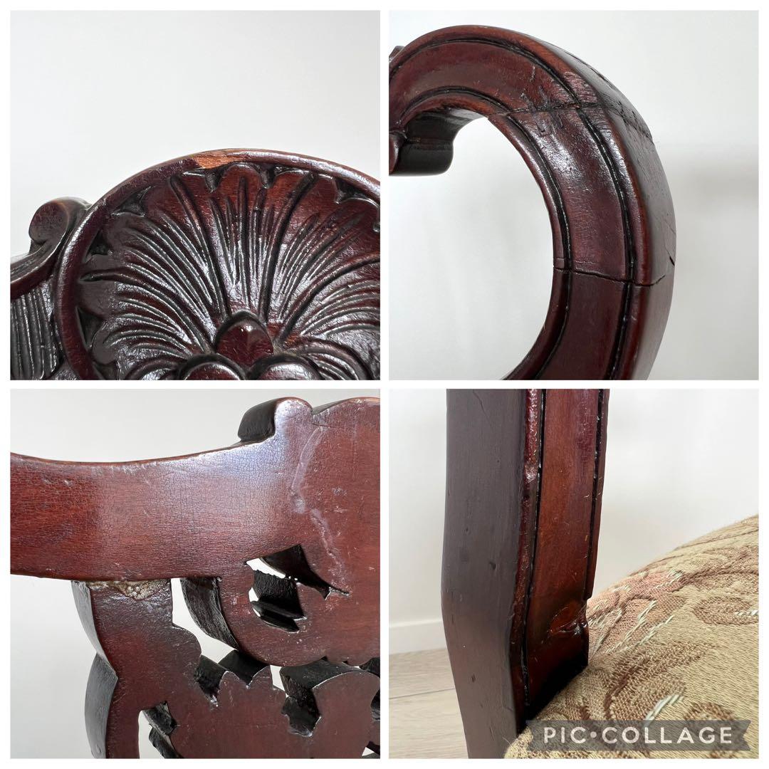 アンティーク　サロンチェア　ヨーロッパ家具