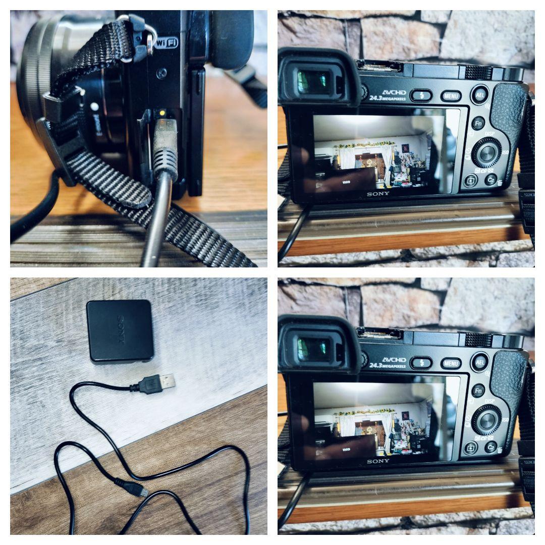 や*ま様 SONY　一眼レフカメラα6000　ダフルズームレンズセット　カメラ収