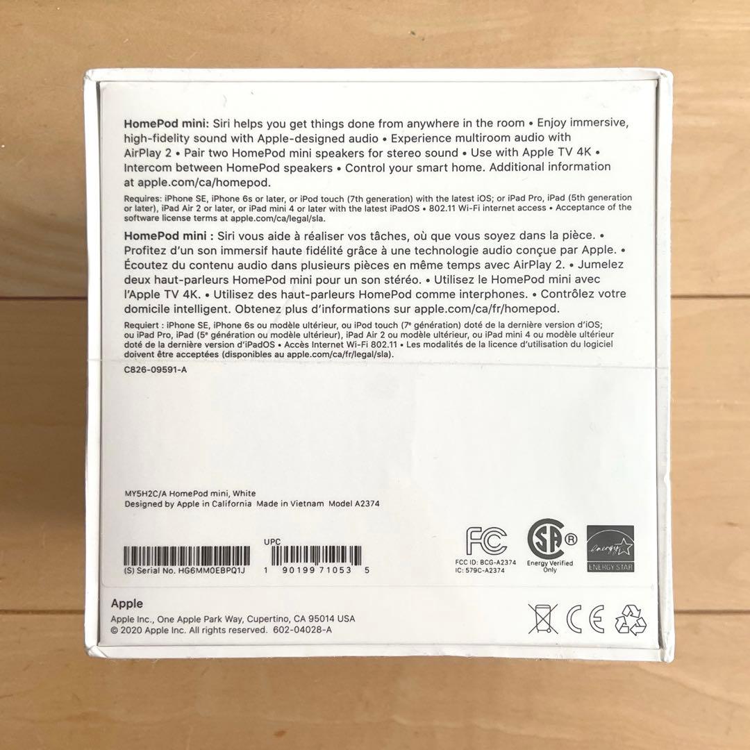 新品未開封　Apple Pod mini ホワイト