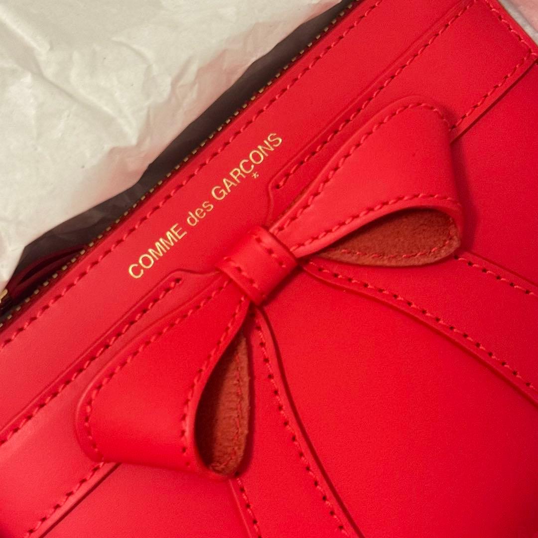 R*N様 COMME des GARCONS リボン付きケース レッド