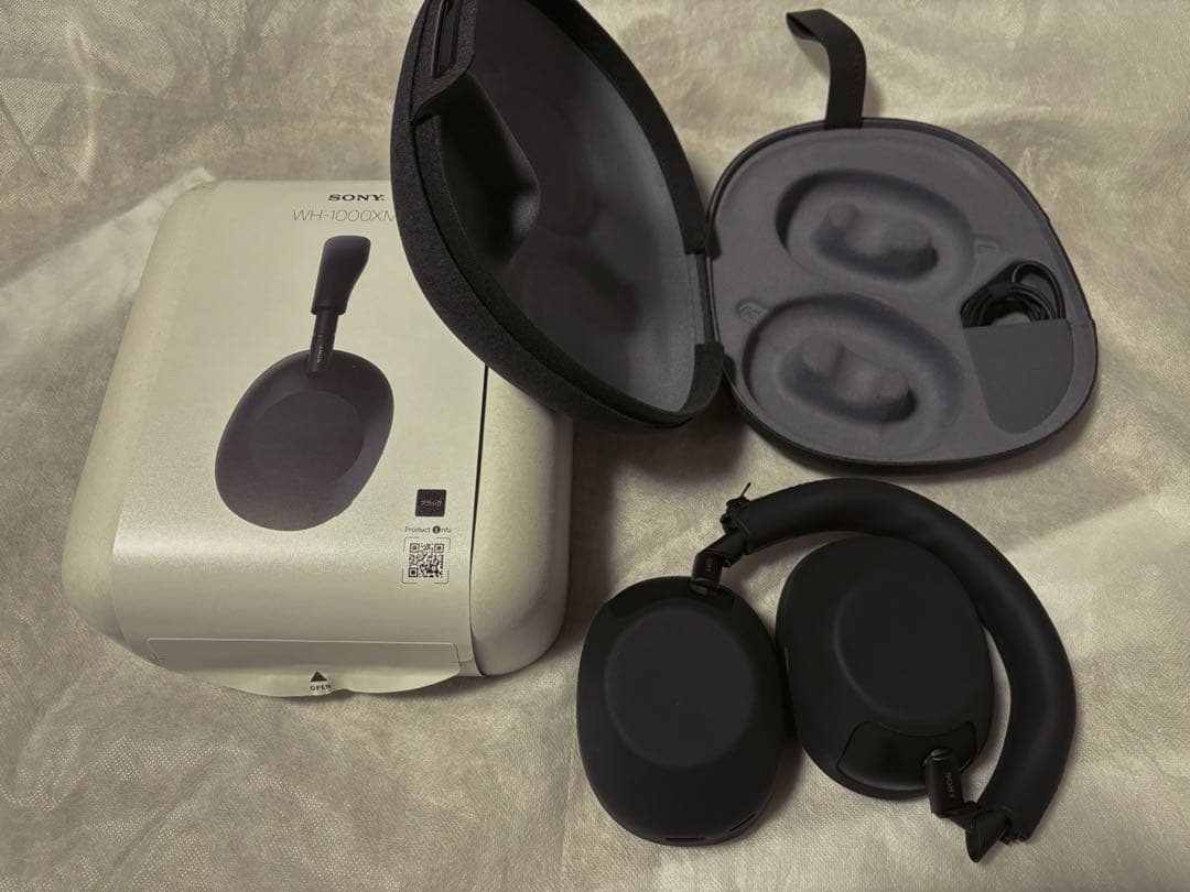 ソニー(SONY)WH-1000XM6 ブラック:ワイヤレスヘッドホン