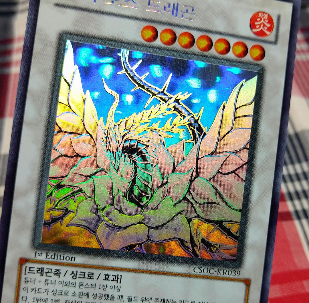 遊戯王 ブラックローズドラゴン ホロ