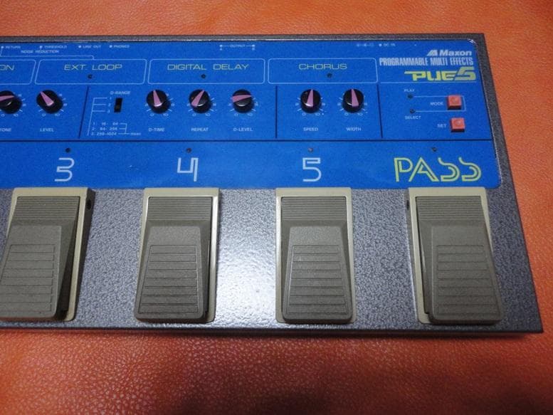 Maxon PUE-5 プログラマブルエフェクター　再塗装品 動作確認済み