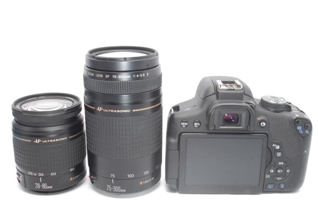 ✨Wi-Fi搭載✨Canon Kiss X8i ダブルレンズ✨運動会に最適✨一眼