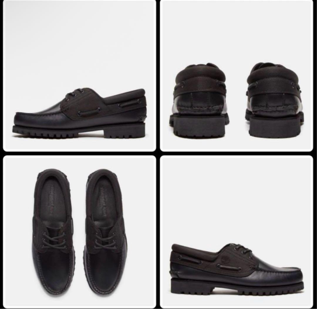 ティンバーランド スリーアイ ボートシューズ ブラック 26cm