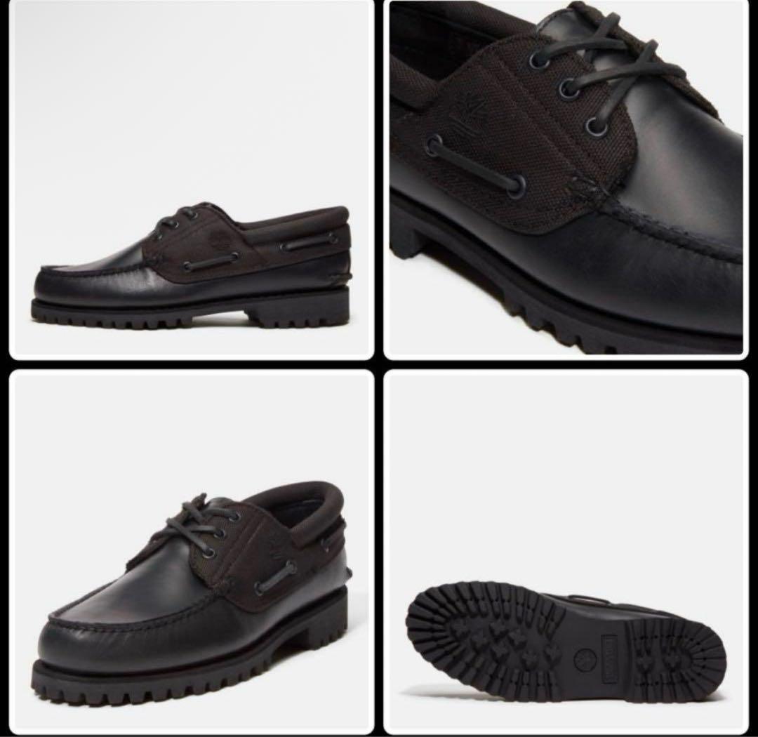 ティンバーランド スリーアイ ボートシューズ ブラック 26cm