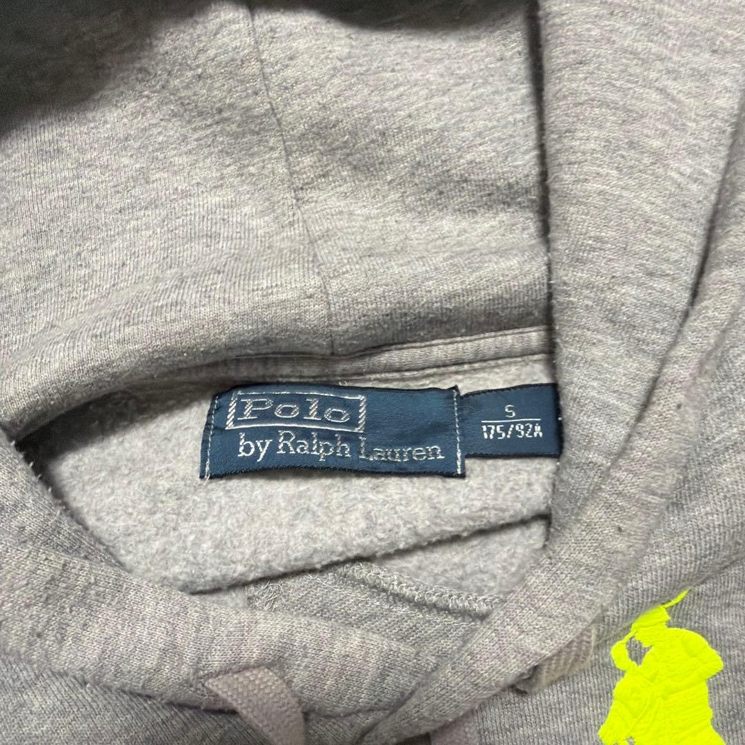 Polo Ralph Lauren ビックポニー パーカー グレー イエロー