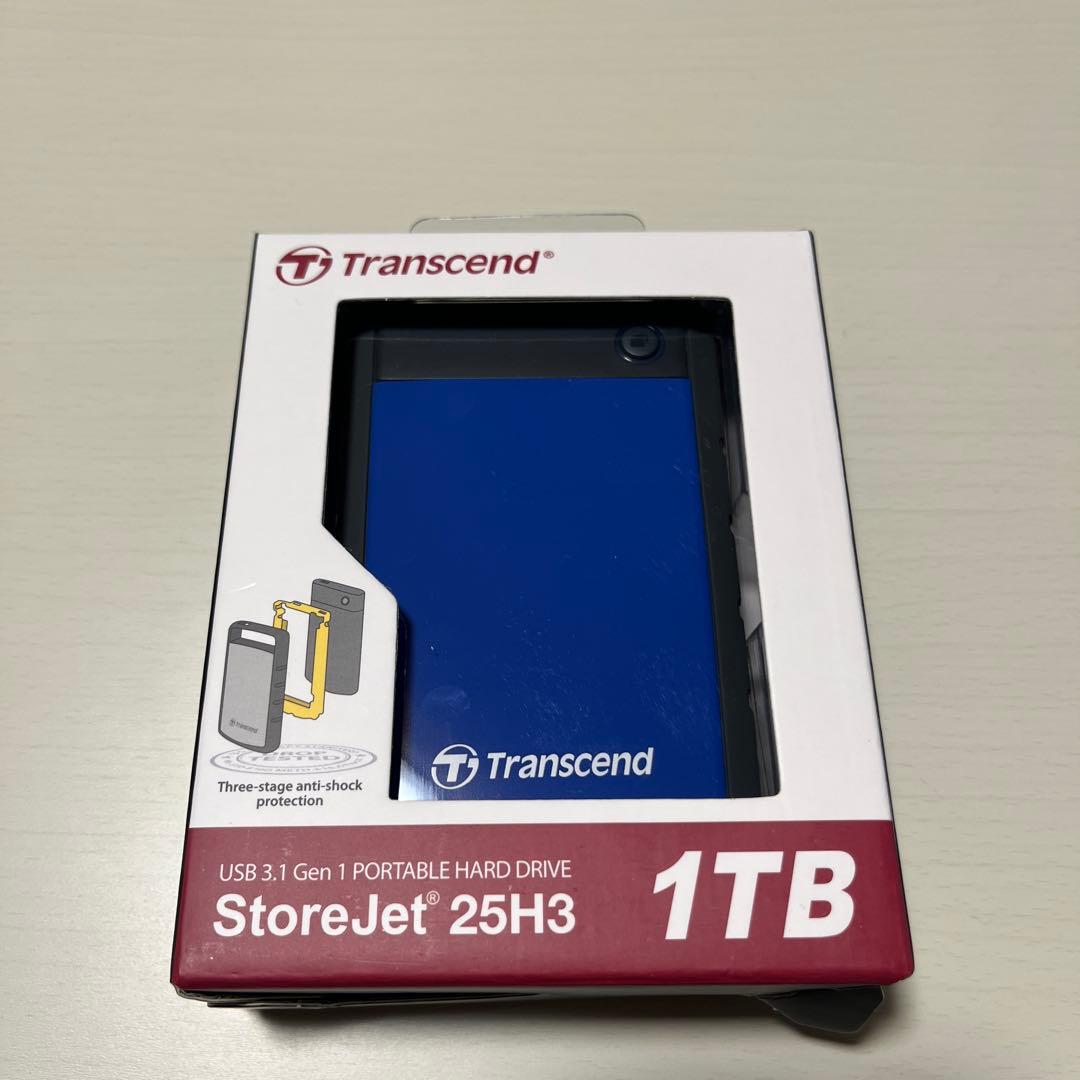 Transcend 外付けHDD 1TB 25H3