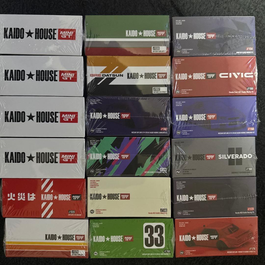 【未開封品】MINI GTxKAIDO★HOUSEまとめ売り18台セット