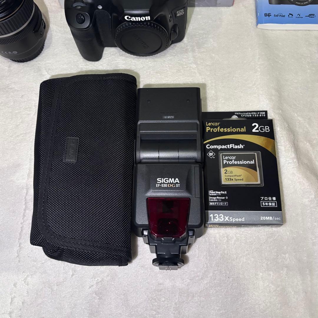 【おまけストロボ・CFカード付き】Canon EOS 40D キットセット