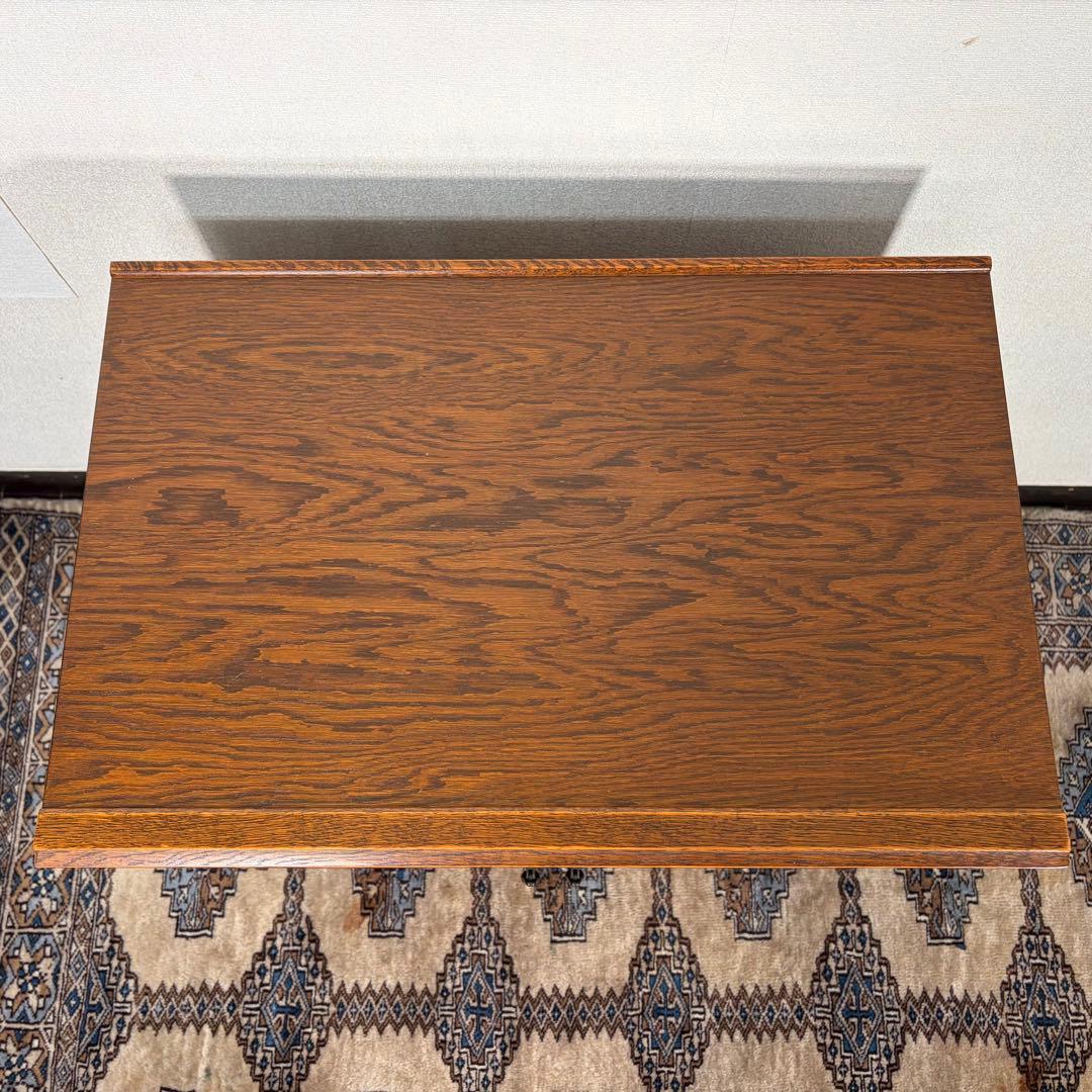 三越ブルージュ キャビネット オーク材 サイドボード ガラス戸 収納 食器棚