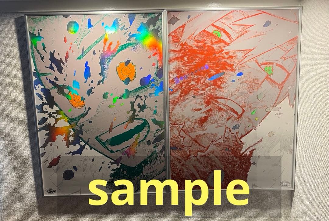 僕のヒーローアカデミア原画展　アートポスター　6枚セット　緑谷 爆豪 轟　公式