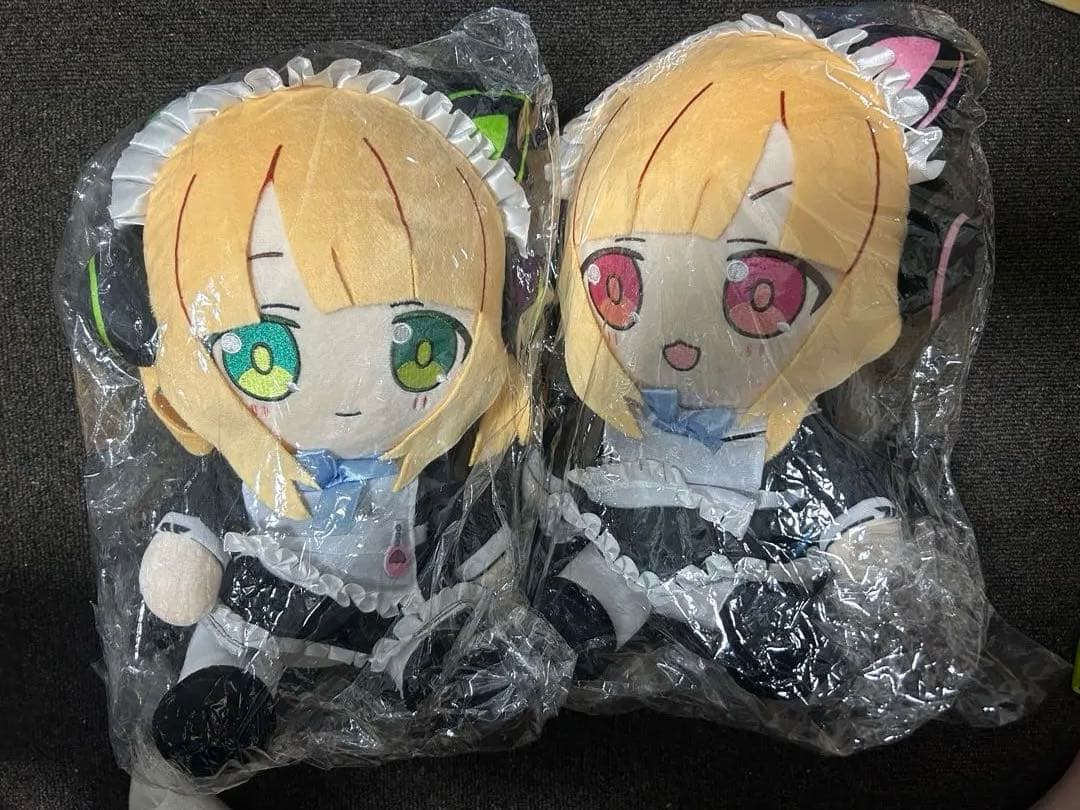 ブルーアーカイブ　メイドモモイ　メイドミドリ　ぬいぐるみ
