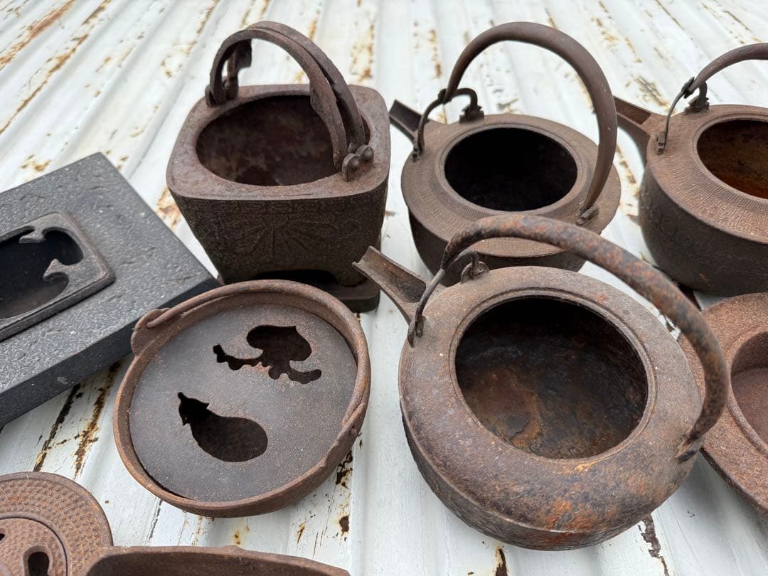各種　鉄器　鉄瓶　灰皿　茶器　いろいろ　まとめ　金属工芸　鉄製　その他