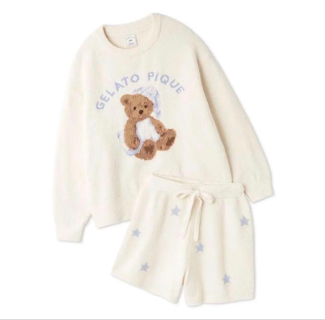 GELATO PIQUE テディベアルームウェア 3点セット