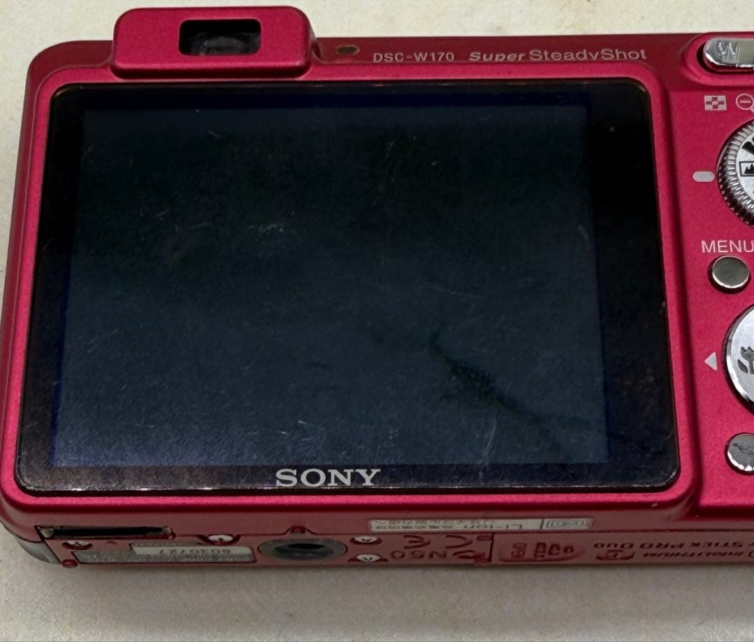 Sony Cyber-shot DSC-W170赤コンデジ ＃243