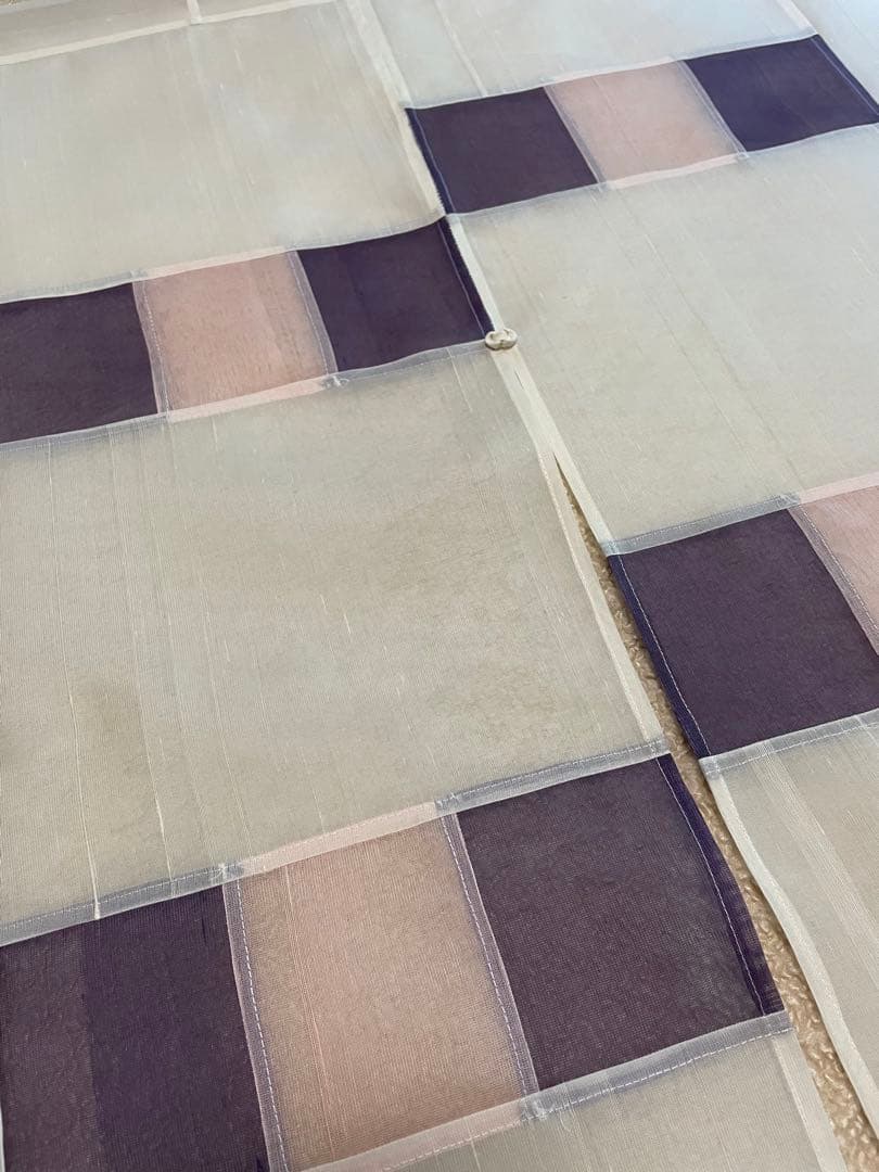 【韓国】暖簾、のれん、間仕切り、ポジャギ、オクサ、絹、ハンドメイド