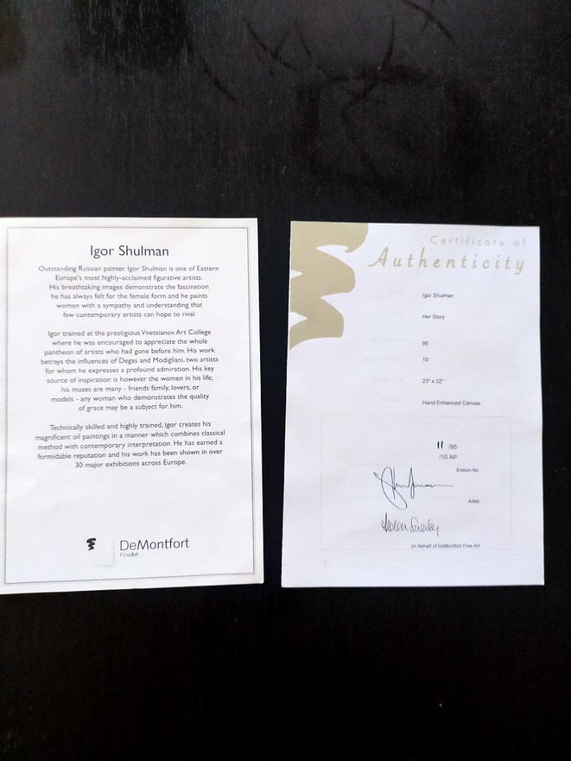 イゴール・シュルマン 油絵