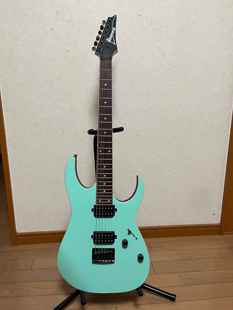 美品　IBANEZ RG421S SEM エレキギター ソフトケース付き