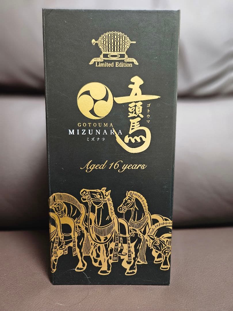 【未開栓】限定品　琉球泡盛16年古酒 五頭馬 MIZUNARA 700ml