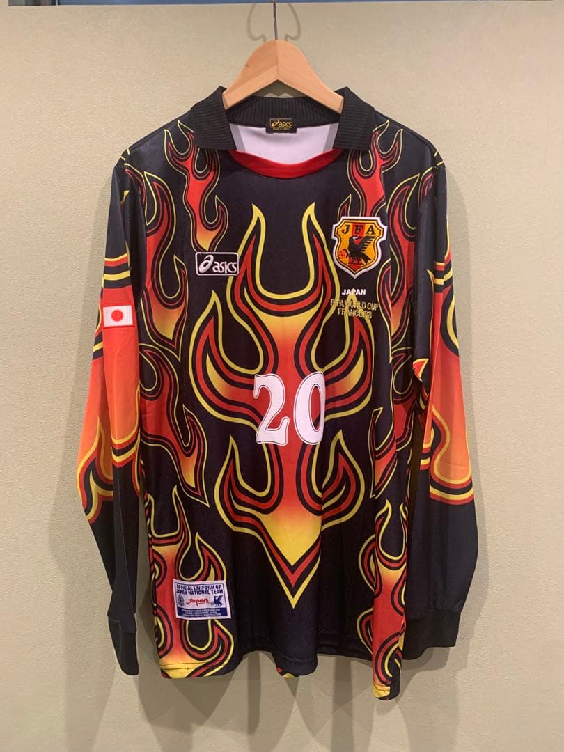 ま*ー様 フランスWC 1998 日本代表 (GK) ユニフォーム 川口 能活