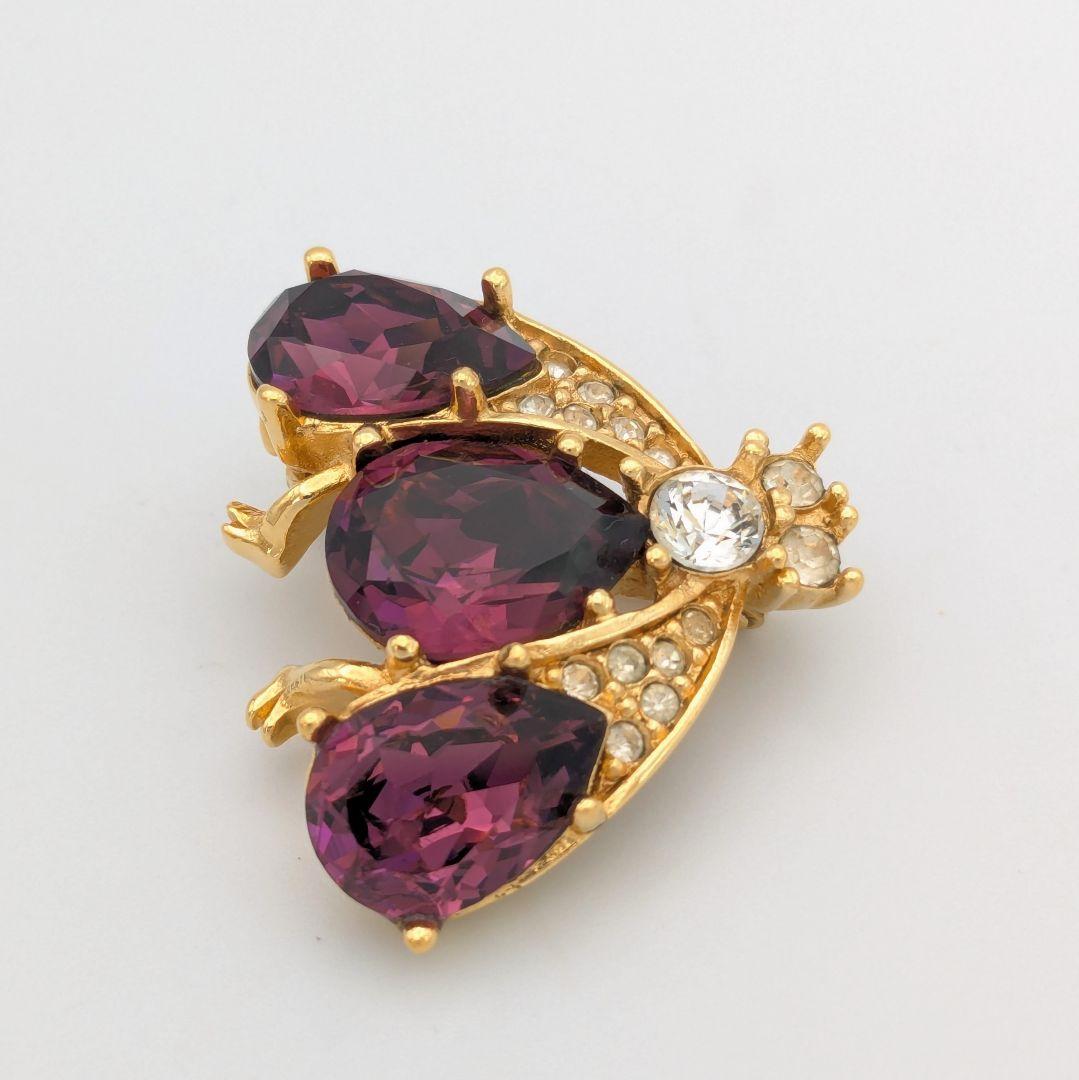 極美品 Christian Dior ディオール ハチ ビー 蜂 ブローチ 希少