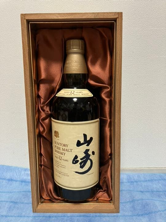 サントリー 山崎 ピュアモルトウイスキー 12年 750ml 木箱つき