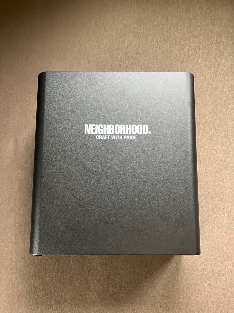 跋*ン様 NEIGHBORHOOD LOGO TRASH CAN 訳あり