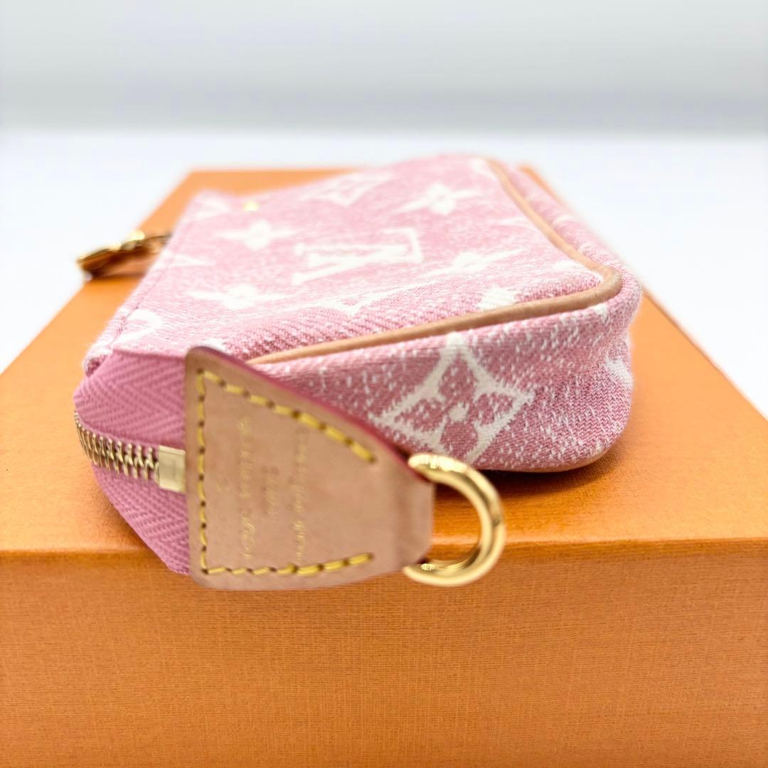 美品　ルイヴィトン モノグラム ジャガード マイクロ ポシェット アクセソワール