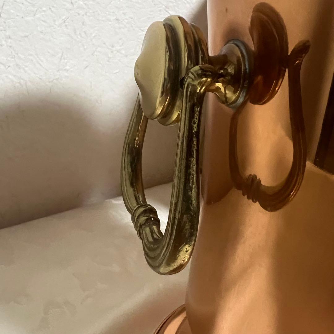 定価3.8万円【新光金属】銅製☆スタンド付ワインクーラー☆4L☆WINE