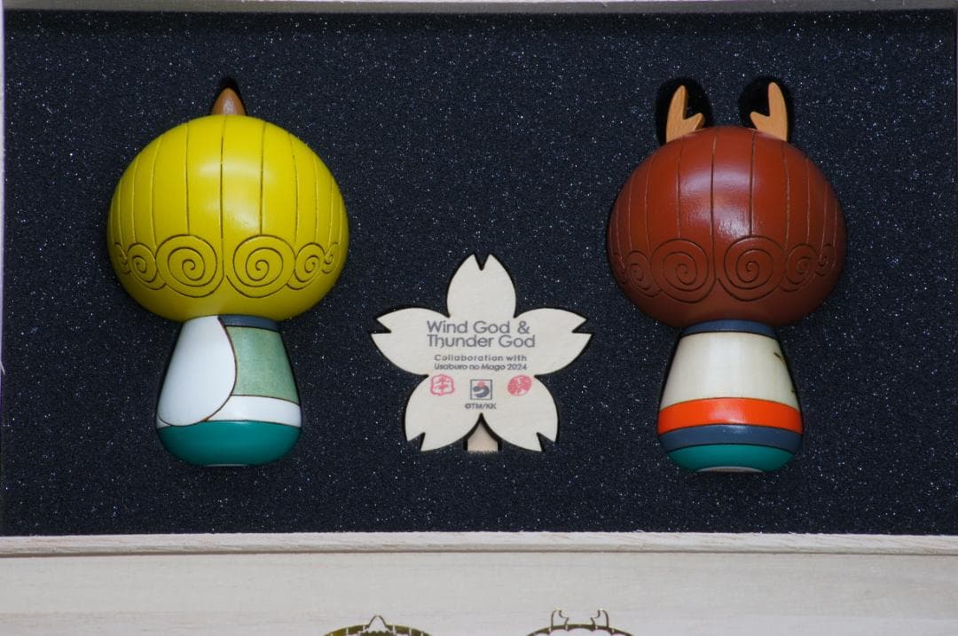 村上隆 もののけ京都 卯三郎の孫コラボ 風神雷神 こけし