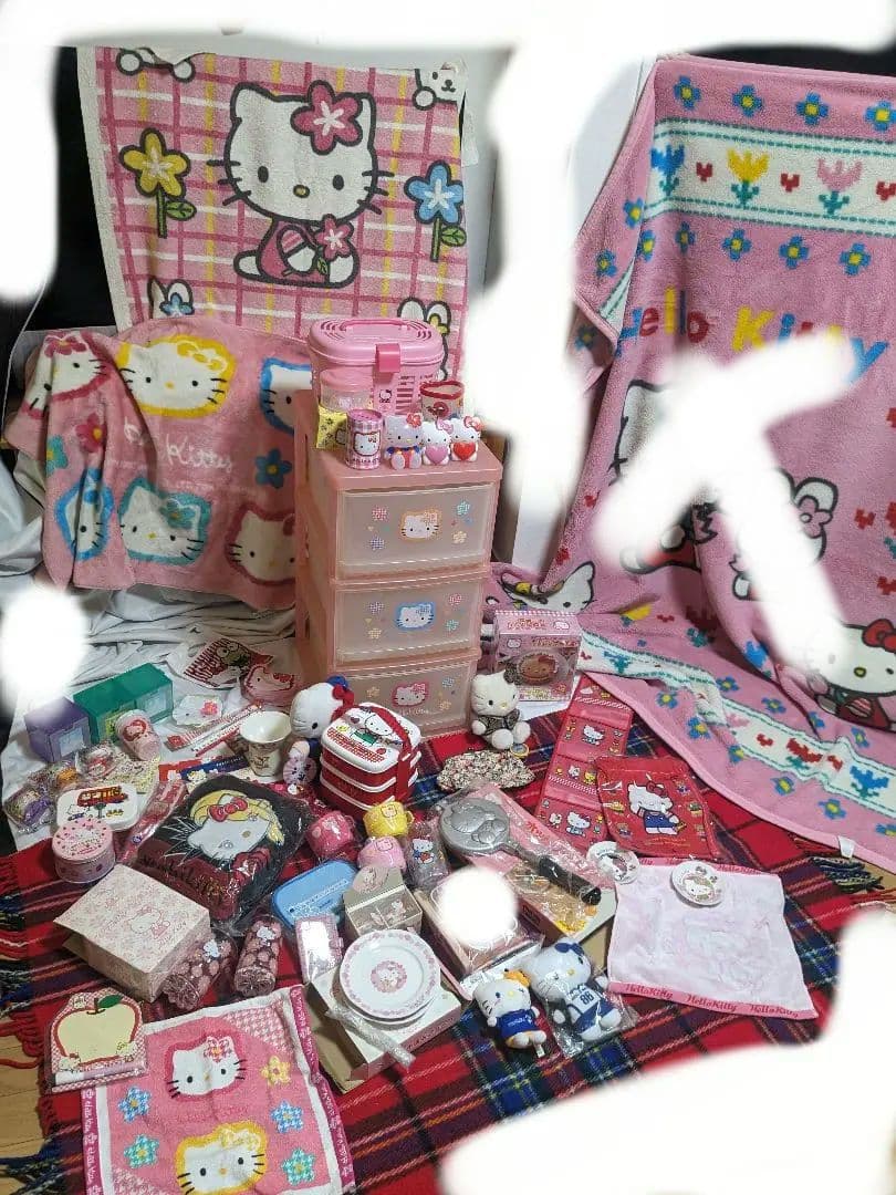 キティ　まとめ売り　希少　レア　非売品　昭和レトロ　新品〜中古　毛布　まとめ売り