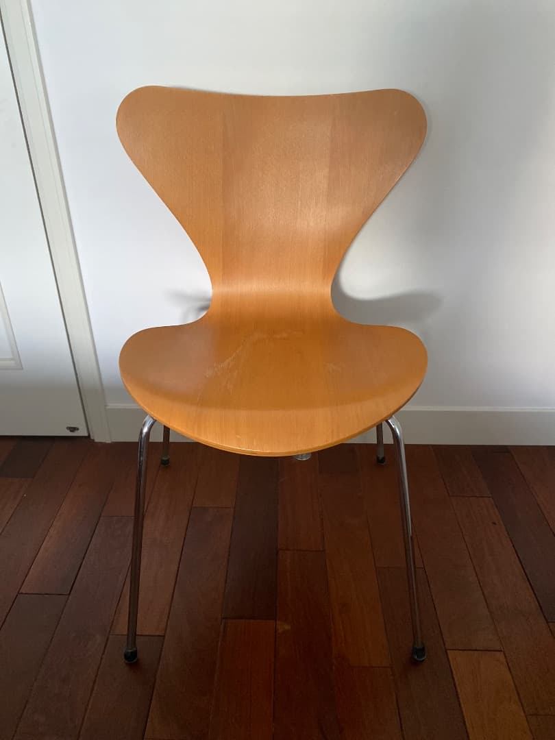 bmt様アルネヤコブセン　フリッツハンセン　セブンチェア1990年　ナチュラル②