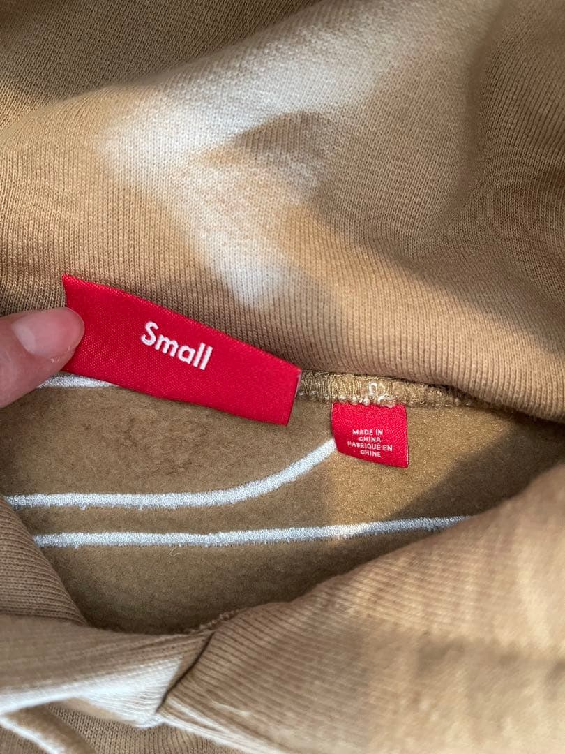 Supreme ベージュ パーカー Small