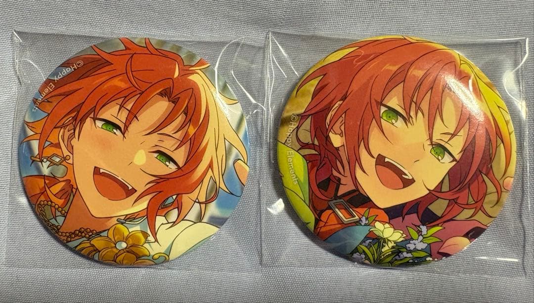 月永レオ フィーチャー2 スカウト缶バッジ　開花前後セット 11/22まで値引き